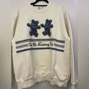 the mayfair group sweatshirt “just be f***king kind”